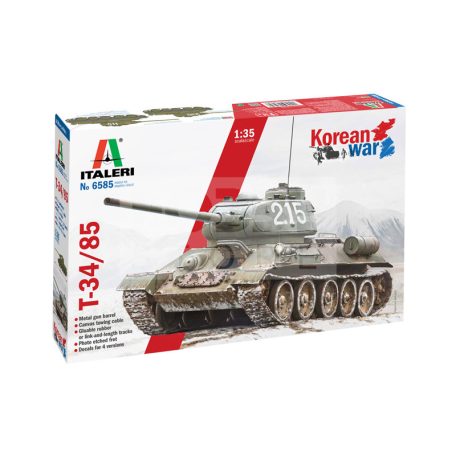 Italeri T-34/85 Korean War 1:35 harcjármű makett 6585IT