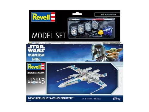 Revell Model Set The Mandalorian: New Republic X-Wing Fighter – 1:57 űrhajó makett