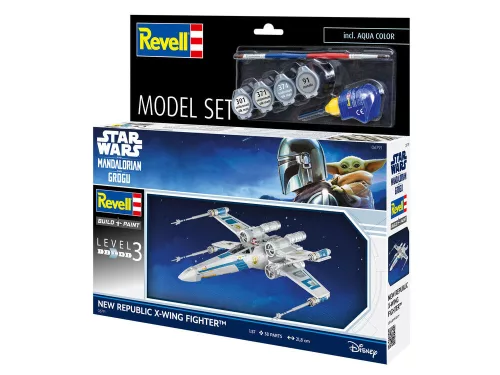 Revell Model Set The Mandalorian: New Republic X-Wing Fighter – 1:57 űrhajó makett