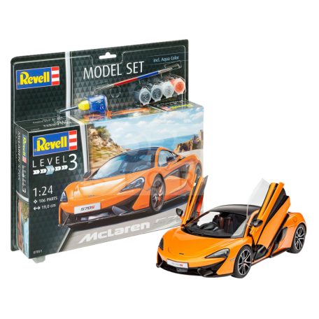 Revell Model Set McLaren 570S 1:24 autó makett 67051R