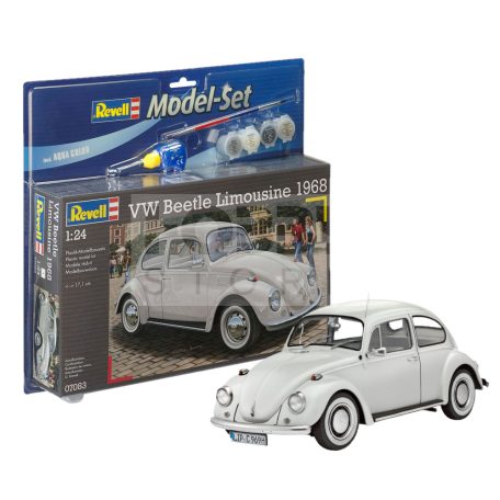 Revell Model Set VW Beetle Limousine 68 1:24 autó makett 67083R