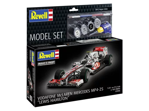 Revell Model Set Vodafone McLaren Mercedes MP4-25 L. Hamilton – 1:24 versenyautó makett