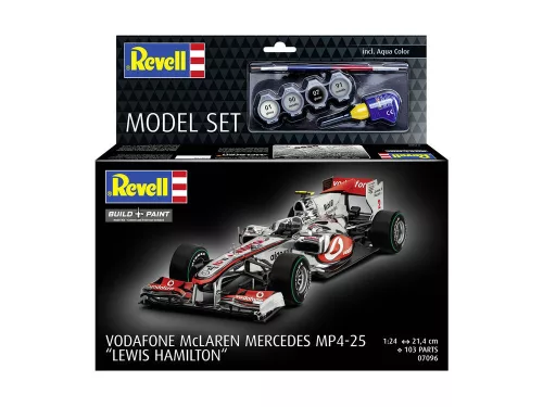 Revell Model Set Vodafone McLaren Mercedes MP4-25 L. Hamilton – 1:24 versenyautó makett