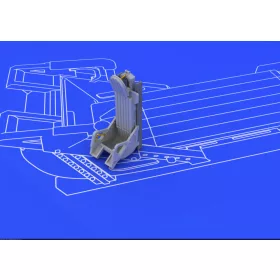   Eduard Accessories MiG-15 ejection seat for Eduard - katapultülés