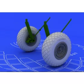 Eduard Accessories B-17G wheels - kerékkészlet