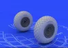 Eduard Accessories B-17G wheels - kerékkészlet