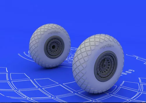 Eduard Accessories B-17G wheels - kerékkészlet