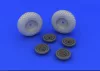 Eduard Accessories B-17G wheels - kerékkészlet