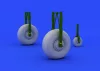 Eduard Accessories Lancaster wheels for Airfix - kerékkészlet