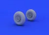 Eduard Accessories II-2 wheels for Tamiya - kerékkészlet