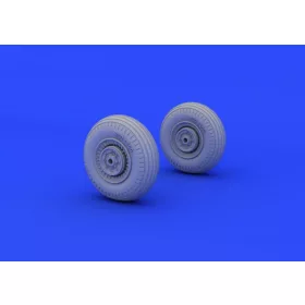Eduard Accessories II-2 wheels for Tamiya - kerékkészlet