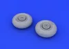 Eduard Accessories II-2 wheels for Tamiya - kerékkészlet