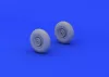 Eduard Accessories II-2 wheels for Tamiya - kerékkészlet
