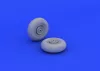 Eduard Accessories II-2 wheels for Tamiya - kerékkészlet
