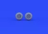 Eduard Accessories II-2 wheels for Tamiya - kerékkészlet