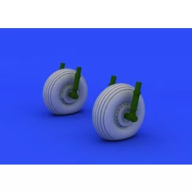 Eduard Accessories C-47 wheels for Airfix - kerékkészlet