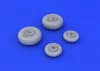 Eduard Accessories MiG-29 wheels for Trumpeter - kerékkészlet