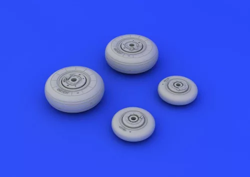 Eduard Accessories MiG-29 wheels for Trumpeter - kerékkészlet
