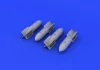 Eduard Accessories SC 250 German WWII bombs - SC 250 német II. világháborús bomba – bombafegyverzet-készlet
