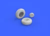 Eduard Accessories B-17G wheels for Airfix - kerékkészlet