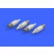 Eduard Accessories UB-32A-24 rocket pods for Mi-24 f.Eduard - UB-32A-24 rakétakonténerek – fegyverzetkiegészítő Mi-24-hez