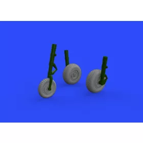 Eduard Accessories Me 262 wheels for Airfix - kerékkészlet