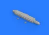 Eduard Accessories AN/ALQ-131(shallow)ECM pod - AN/ALQ-131(shallow)ECM zavarókonténer