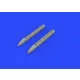 Eduard Accessories Ki-61-Id exhaust stacks for Tamiya - kipufogócsonkok