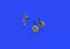 Eduard Accessories F4U wheels for Tamiya - kerékkészlet