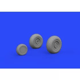 Eduard Accessories B-25 wheels for Hasegawa - kerékkészlet