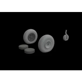 Eduard P-47D wheels for Tamiya – kerékkészlet