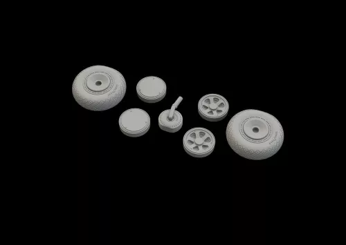 Eduard P-47D wheels for Tamiya – kerékkészlet
