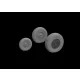Eduard Accessories Buccaneer S.2C wheels for Airfix - kerékkészlet