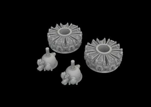 Eduard Accessories B-26 Marauder engines for Eduard/Hasegawa - motorkészlet