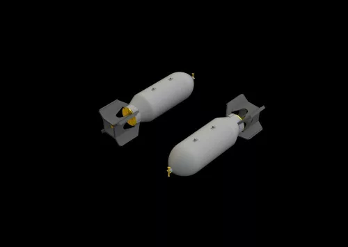 Eduard Accessories US 1000lb bombs - US 1000lb bomba – bombafegyverzet-készlet