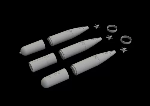 Eduard Accessories US torpedo Mk.13 - amerikai Mk.13 torpedók – 3 db