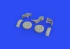 Eduard Accessories Z-37A wheels for Eduard - kerékkészlet