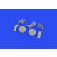 Eduard Accessories Z-37A wheels for Eduard - kerékkészlet