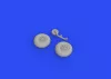 Eduard Accessories Beaufort Mk.I wheels for Airfix - kerékkészlet
