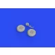 Eduard Accessories Beaufort Mk.I wheels for Airfix - kerékkészlet
