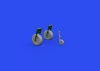Eduard Accessories Beaufort Mk.I wheels for Airfix - kerékkészlet