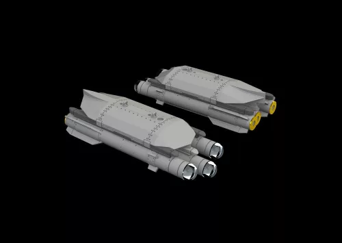 Eduard Accessories Brimstone w/ AGLM III rack 1/72 - Brimstone rakéták AGLM III tartóval – részletező készlet