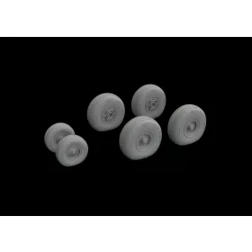   Eduard Accessories C-130 wheels 1/72 for ZVEZDA - kerékkészlet