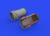 Eduard Accessories Tornado GR.1 exhaust nozzles 1/72 for EDUARD/REVELL - hajtómű-fúvócsövek