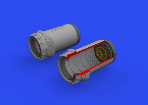 Eduard Accessories Tornado GR.1 exhaust nozzles 1/72 for EDUARD/REVELL - hajtómű-fúvócsövek