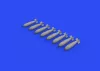 Eduard Accessories British 1000lb free fall bombs - brit 1000lb free fall bomba – bombafegyverzet-készlet