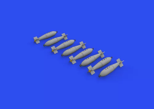 Eduard Accessories British 1000lb free fall bombs - brit 1000lb free fall bomba – bombafegyverzet-készlet
