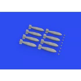   Eduard Accessories British 1000lb retarded bombs - brit 1000lb retarded bomba – bombafegyverzet-készlet