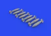 Eduard Accessories British 1000lb retarded bombs w-960 fuse for - bombafegyverzet-készlet