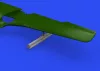 Eduard Accessories P-51B/C bazooka rocket launcher for ARMA HOBBY - P-51B/C bazooka rakétaindítók – fegyverzetkiegészítő